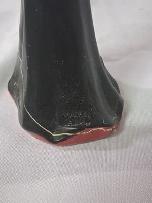 Vintage Halloween Fun World Lady Vampiress Vampire Candle Holder Cracked - Thumbnail 9