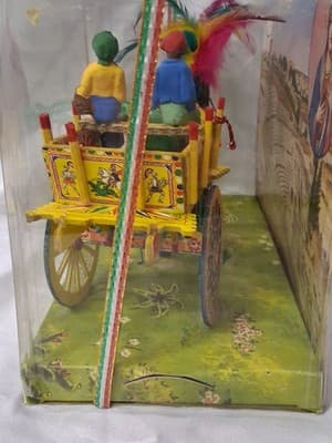 Gidi's Carretino Siciliano Folk Art Horse & Cart Made in Italy IOB - Thumbnail 11