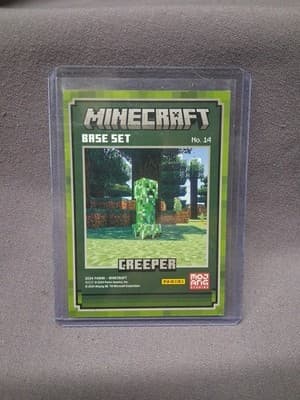 2024 Panini Minecraft Creeper CUBIC FOIL PARALLEL #14 Base Set - Thumbnail 3