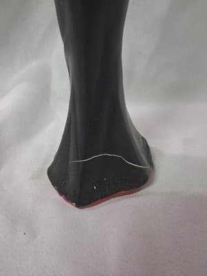 Vintage Halloween Fun World Lady Vampiress Vampire Candle Holder Cracked - Thumbnail 7
