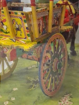 Gidi's Carretino Siciliano Folk Art Horse & Cart Made in Italy IOB - Thumbnail 12