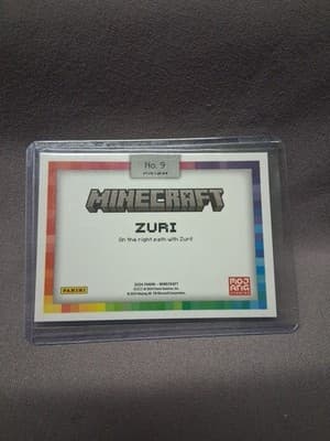 2024 Panini Minecraft #9 Zuri Colorblast SSP CASE HIT!!!! - Thumbnail 3