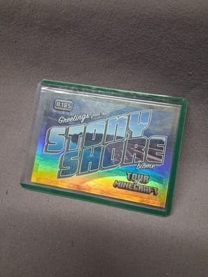 STONY SHORE BIOME 2024 PANINI MINECRAFT TOUR SILVER PARALLEL 096/475 #185 - Thumbnail 2