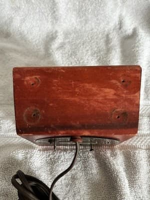 Rare Antique Wooden Sentinel Sage Kitchen Wall Clock Oven Timer Art Deco Vintage - Thumbnail 7