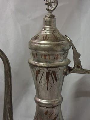 Vintage Indian Etched Teapot 🪶 - Thumbnail 4