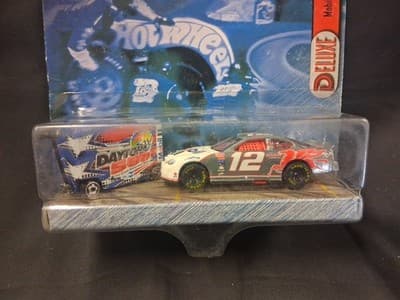 Hot Wheels NASCAR Racing Pit Crew Mobil 1 Jeremy Mayfield #12 Sealed - Thumbnail 2