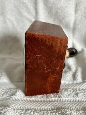 Rare Antique Wooden Sentinel Sage Kitchen Wall Clock Oven Timer Art Deco Vintage - Thumbnail 4