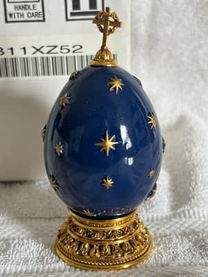 House of Faberge Nativity Egg the Crucifixion Franklin Mint - Thumbnail 4
