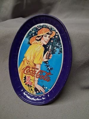 Old Vintage Coca Cola Plate Good For Putting Small Stuff On It! - Thumbnail 2
