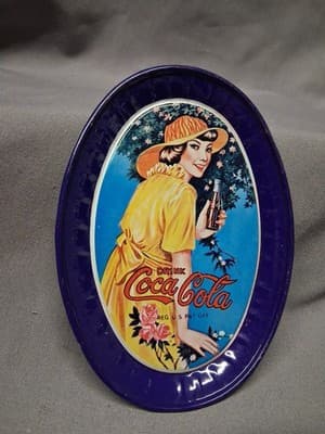 Old Vintage Coca Cola Plate Good For Putting Small Stuff On It! - Thumbnail 3