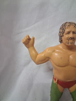 Vintage 1986 LJN Titan Sports Terry Funk WWF WWE Wrestling Wrestler Figure Used - Thumbnail 4