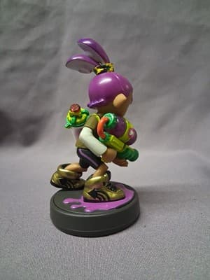 Nintendo Amiibo Purple Inkling Boy Figure *Rare* - Thumbnail 4