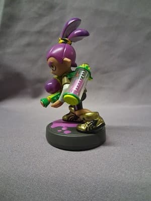 Nintendo Amiibo Purple Inkling Boy Figure *Rare* - Thumbnail 2