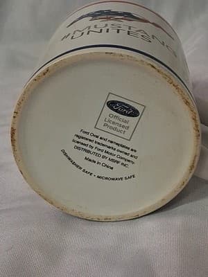Ford Patriotic Coffee Cup Mustang Unites - Coffee Mug - Thumbnail 4