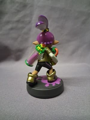 Nintendo Amiibo Purple Inkling Boy Figure *Rare* - Thumbnail 3