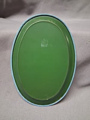 (B) Vintage 1973 Small Oval Coca-Cola Advertisement Tip Tray - Thumbnail 3