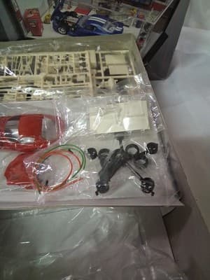 Great Garage Red Dodge Viper GTS Sport Coupe Car Model Display Kit Open Box New - Thumbnail 5