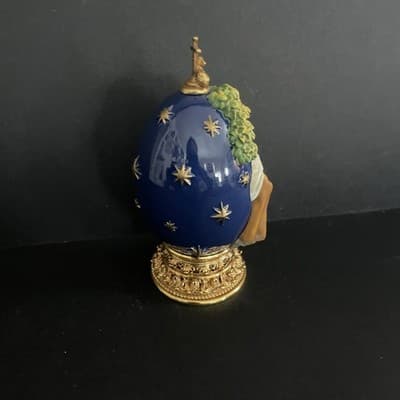 Franklin Mint “Sermon On The Mount” House of Faberge Egg w/ Original Box & COA - Thumbnail 4