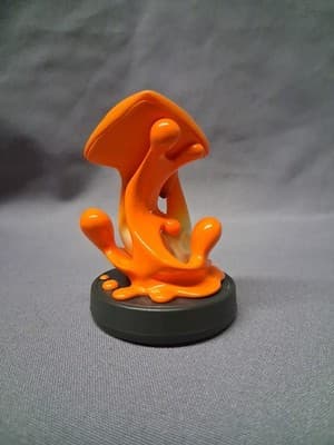 Amiibo Inkling Squid Orange Splatoon 2 Series Limited Edition Squid Alt Color! - Thumbnail 3