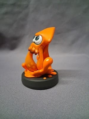 Amiibo Inkling Squid Orange Splatoon 2 Series Limited Edition Squid Alt Color! - Thumbnail 2
