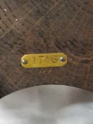 Vtg Replica Mini "1746" Cannon British War Wood Base Brass Canon Moving Wheels🪖 - Thumbnail 9