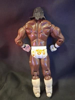 2003 Jakks Pacific 7" BOOKER T WWE WWF WCW Action Figure Wrestling - Thumbnail 2