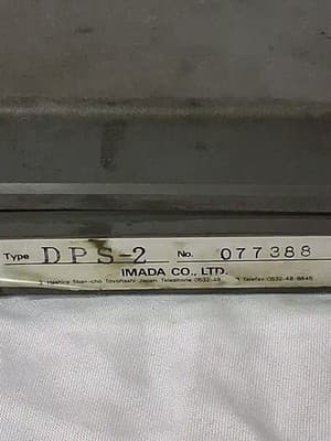 IMADA DPS-2 #077388 Digital Force Gauge Japan In Box Complete RARE 0-4.4lb 0-2kg - Thumbnail 3