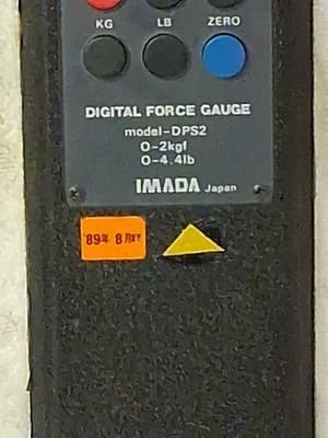 IMADA DPS-2 #077388 Digital Force Gauge Japan In Box Complete RARE 0-4.4lb 0-2kg - Thumbnail 6