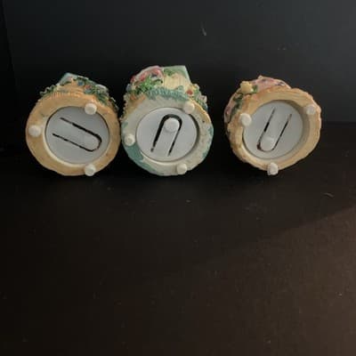 Miniature Cottages Houses (3) Resin Small Country Primitive Approx. 2.5" Tall - Thumbnail 3