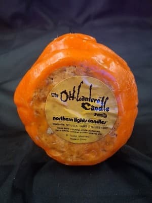 VTG Todd Masters Wax Candle Pumpkin Face ~ Oh Lantern Family Candle Hong Kong - Thumbnail 3