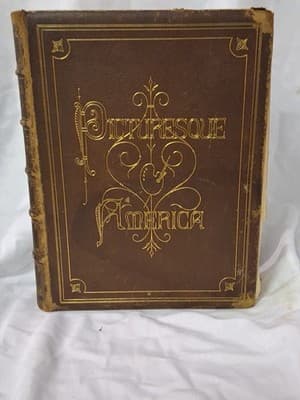 1872 Picturesque America 2 Vol Set 1ST Edition Steel Engravings + 1870s Ephemera - Thumbnail 6