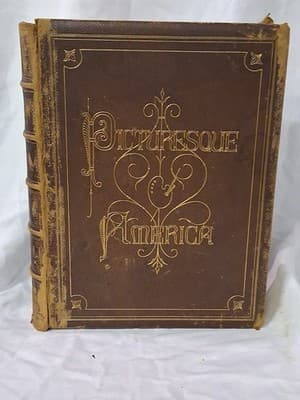 1872 Picturesque America 2 Vol Set 1ST Edition Steel Engravings + 1870s Ephemera - Thumbnail 18