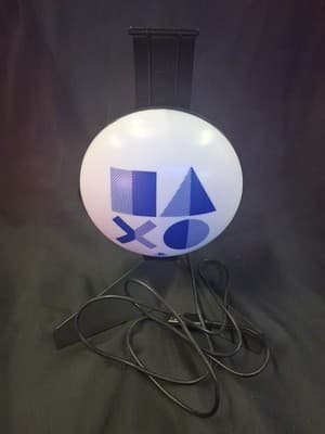 PlayStation USB Gaming Accent Lamp White Blue Black Globe for Bedroom Office - Thumbnail 3