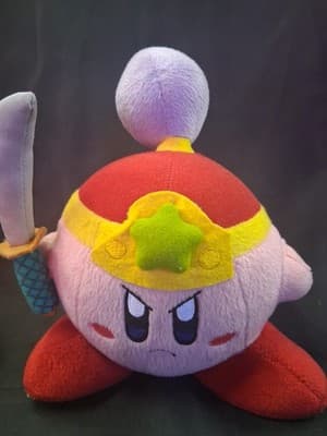 Official Kirby Adventure Ninja Kirby Little Buddy 7” Plush Stuffed Toy NO TAGS - Thumbnail 2