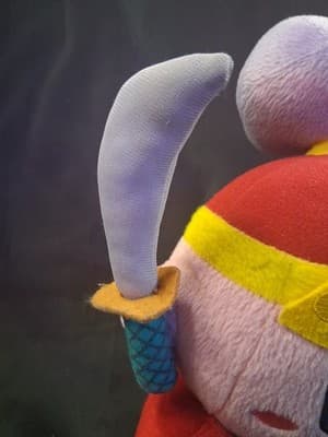 Official Kirby Adventure Ninja Kirby Little Buddy 7” Plush Stuffed Toy NO TAGS - Thumbnail 4