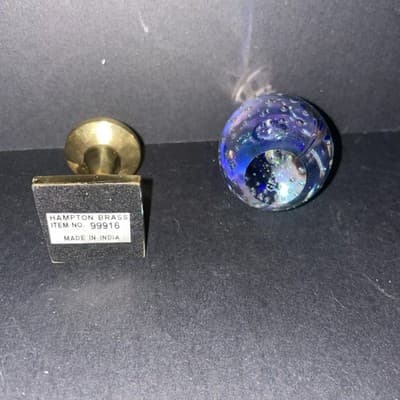 1994 GES Glass Eye Studio Art Glass Egg - Thumbnail 4