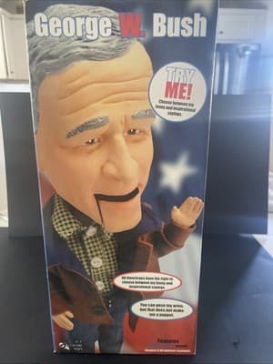 Gemmy Ind ~ President George W. Bush ~ Pop Culture Series ~ w/Box 13" Tall - Thumbnail 4