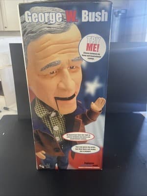 Gemmy Ind ~ President George W. Bush ~ Pop Culture Series ~ w/Box 13" Tall - Thumbnail 2