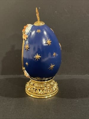COLLECTABLE, Faberge, THE NATIVITY Egg - Franklin Mint 4-1/2” Tall x 2” Wide - Thumbnail 5