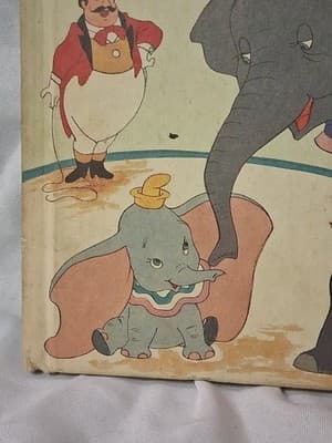 Disney's “Dumbo The Flying Elephant” Book - First American Edition - Thumbnail 4
