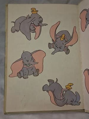Disney's “Dumbo The Flying Elephant” Book - First American Edition - Thumbnail 7