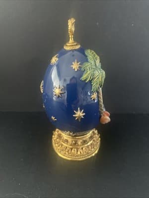 Franklin Mint “Feeding The Multitudes” House Of Faberge Egg w Original Box & COA - Thumbnail 2