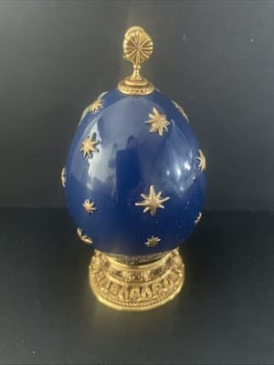 Franklin Mint “Feeding The Multitudes” House Of Faberge Egg w Original Box & COA - Thumbnail 3