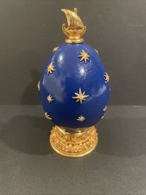 Franklin Mint “Jesus Walks On Water” House Of Faberge Egg w/ Original Box & COA - Thumbnail 5