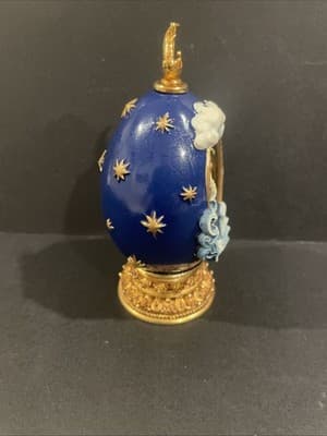 Franklin Mint “Jesus Walks On Water” House Of Faberge Egg w/ Original Box & COA - Thumbnail 4