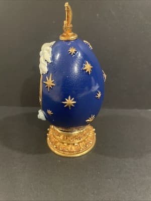 Franklin Mint “Jesus Walks On Water” House Of Faberge Egg w/ Original Box & COA - Thumbnail 6