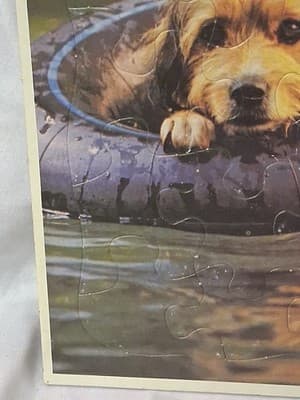 Vintage 1983 Benji Frame Tray Puzzle 4512C-36 Golden - Thumbnail 5