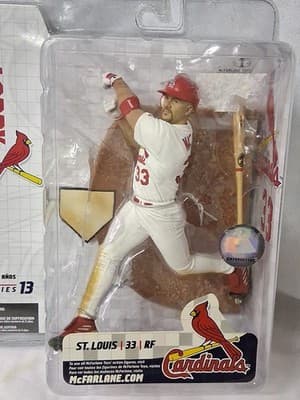 St. Louis Cardinals Larry Walker McFarlane White Jersey - Thumbnail 2