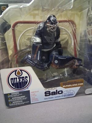 NHL McFarlane Tommy Salo Goalie Series 4 Edmonton Oilers 2002 - Thumbnail 3