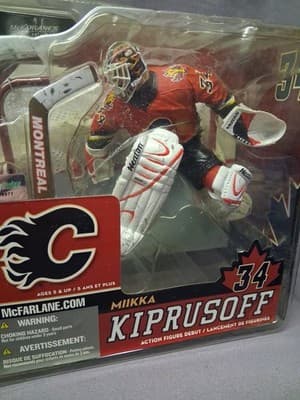Miikka Kiprusoff 34 Flames NHL Series 11 McFarlane Hockey Figure - Thumbnail 3